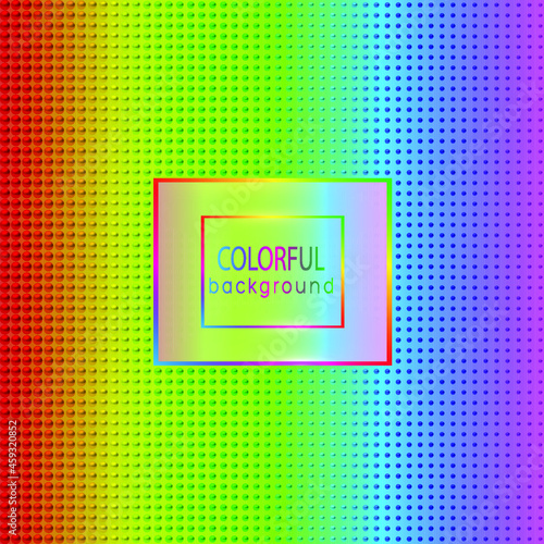 Colorful luxury background with 3D beads. Vector illustration.