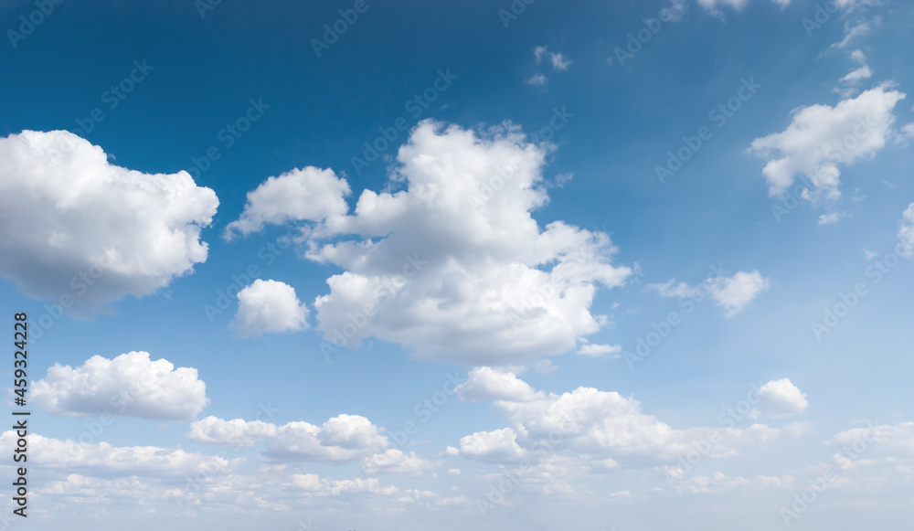 Blue sky with clouds on a Sunny day. Blue sky with clouds on a Sunny day.