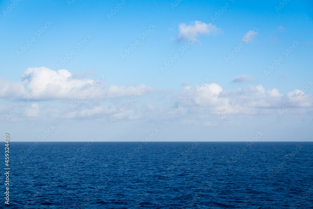 Seascape. Blue sky and white cloud. Seascape. Blue sky and white cloud.