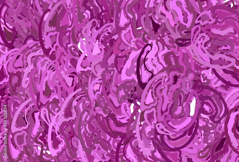 Light Pink vector texture with curved lines. Light Pink vector texture with curved lines.