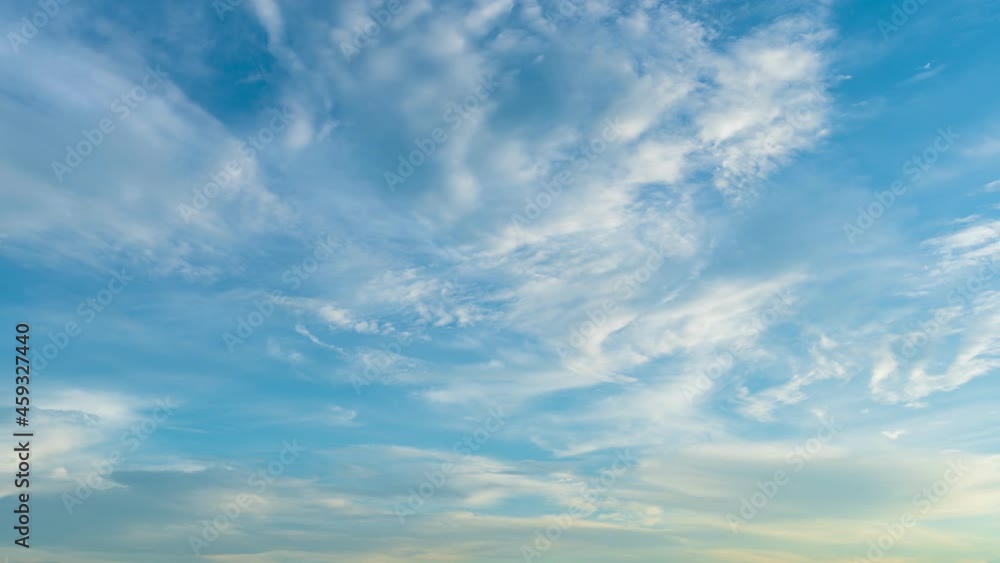 4K Time lapse of beautiful air Dramatic majestic amazing blue sky weather nature Puffy fluffy white clouds at evening sunset. 4K Time lapse of beautiful air Dramatic majestic amazing blue sky weather nature Puffy fluffy white clouds at evening sunset.