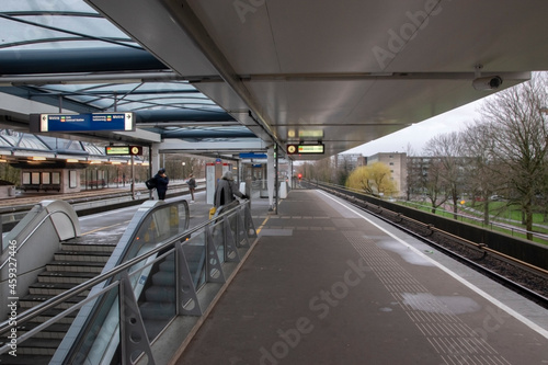 Platform Lelylaan Station At Amsterdam The Netherlands 2020