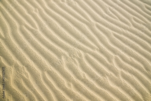 The texture of the sand dunes.