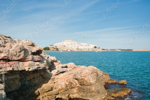 Scenes from the castle of Papa Luna in Pe    scola seen from the sea and the south coast.