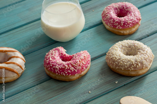 donuts and milk