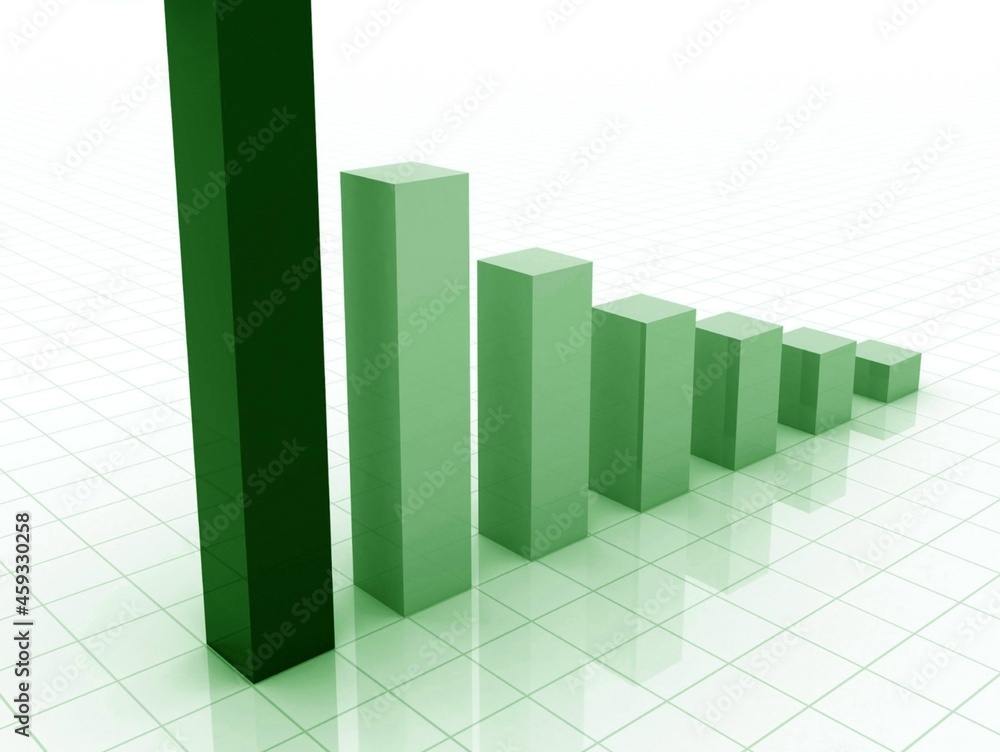Business graphics. abstract background. 3d render Business graphics. abstract background. 3d render