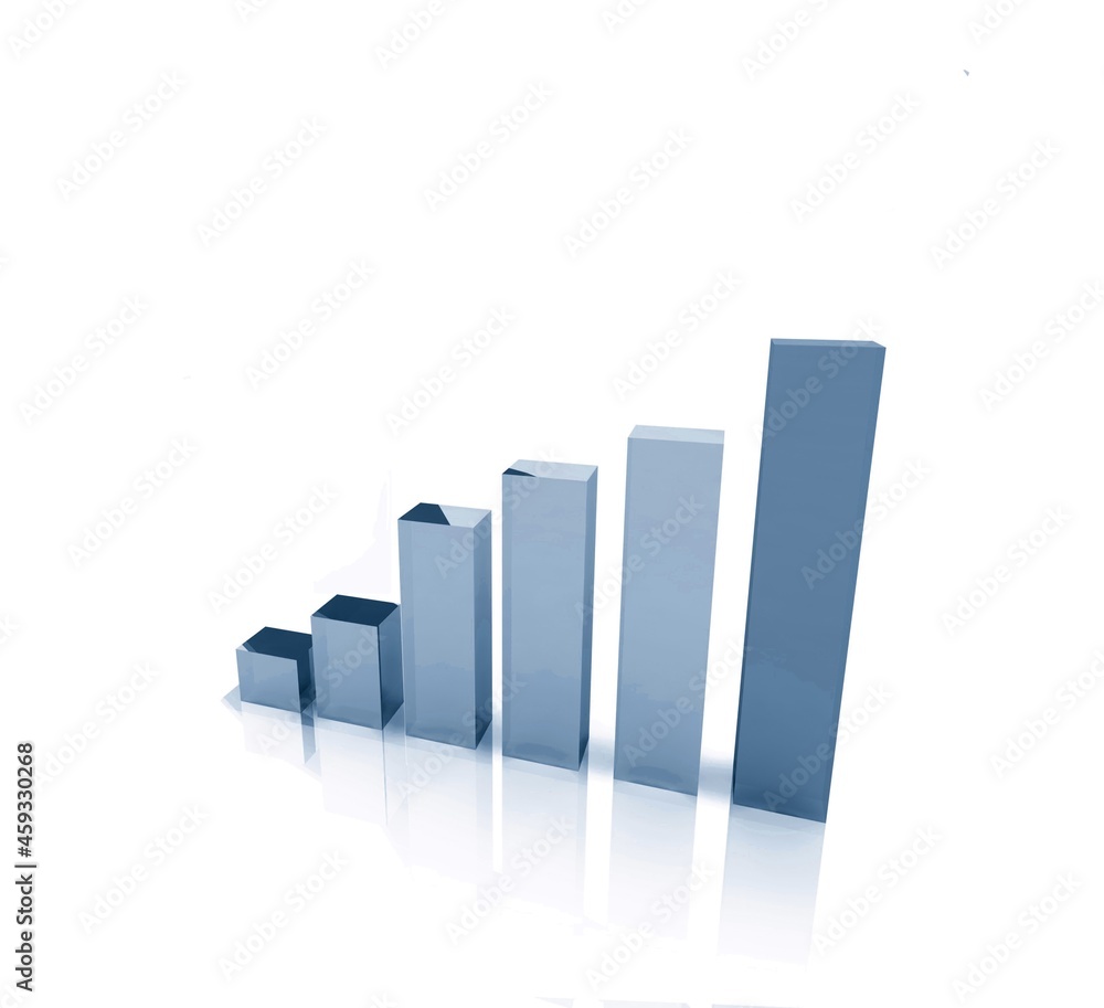 Business graphics. abstract background. 3d render Business graphics. abstract background. 3d render