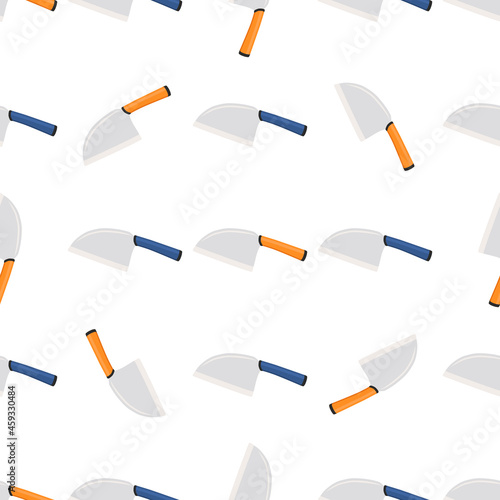 Illustration on theme pattern steel axes with wooden handle