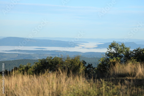 morning fog below cole mountain  photo