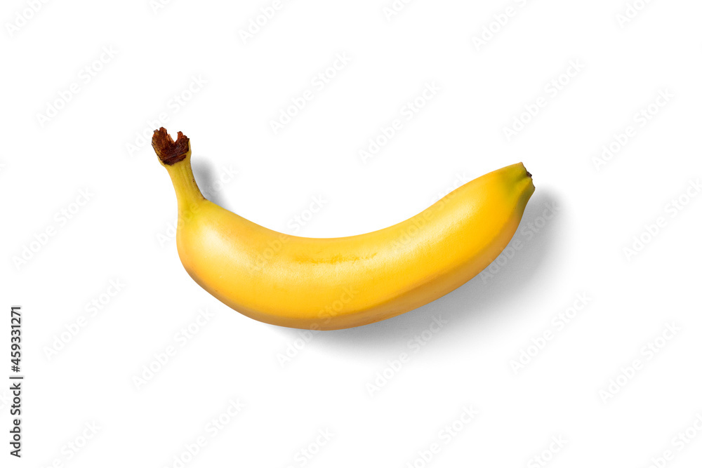 banana isolated on White background top angle banana isolated on White background top angle