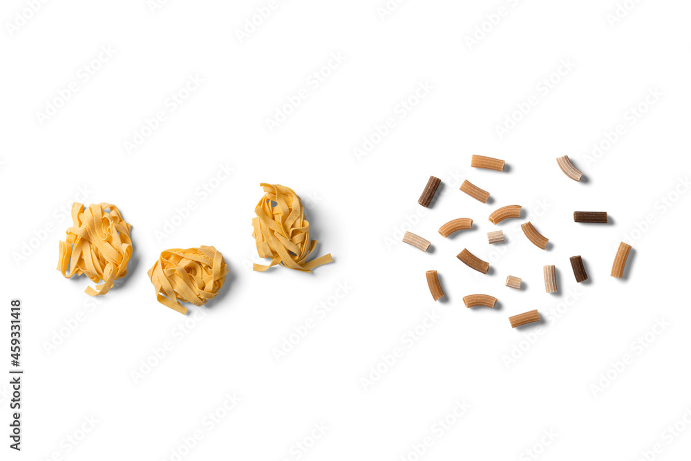 pasta on top angle beautiful White and grey background pasta on top angle beautiful White and grey background