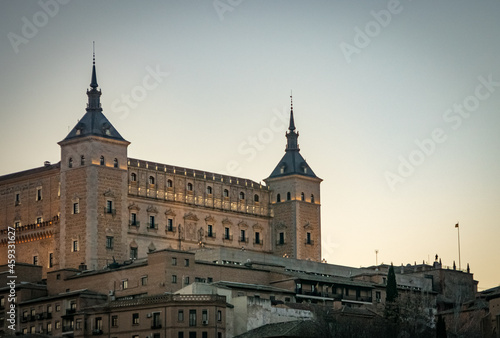 Sunset in the city of Toledo. February 2019 Spain