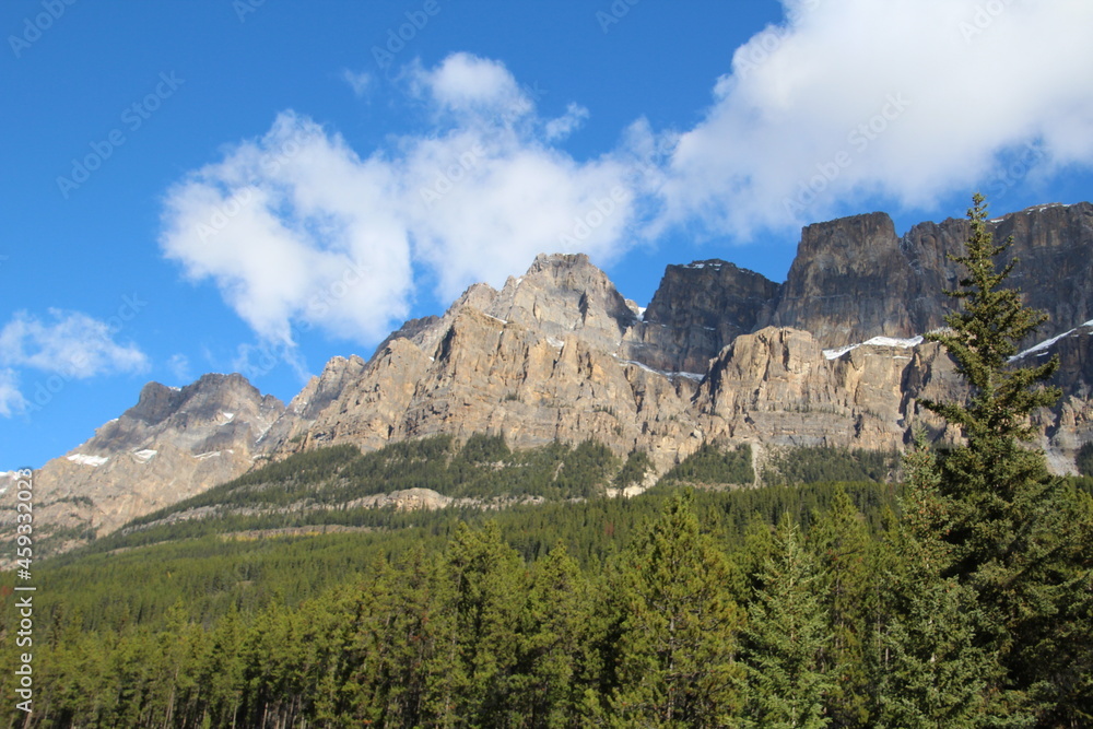 September On Castle Mountain, Banff National Park, Alberta