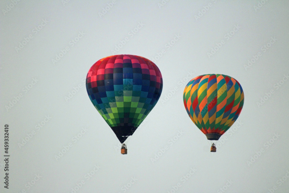 Fototapeta premium Hot-Air Balloons in Flight