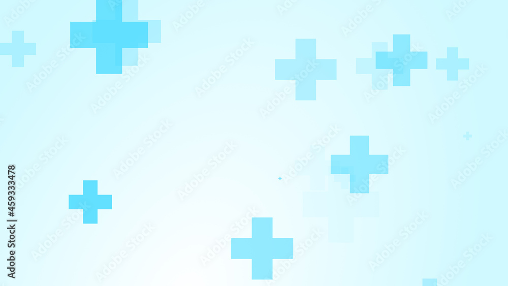 Medical white blue cross pattern background. Medical white blue cross pattern background.