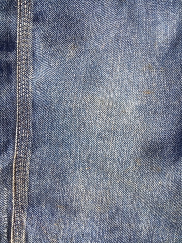 old Blue jeans background © kukuruzik