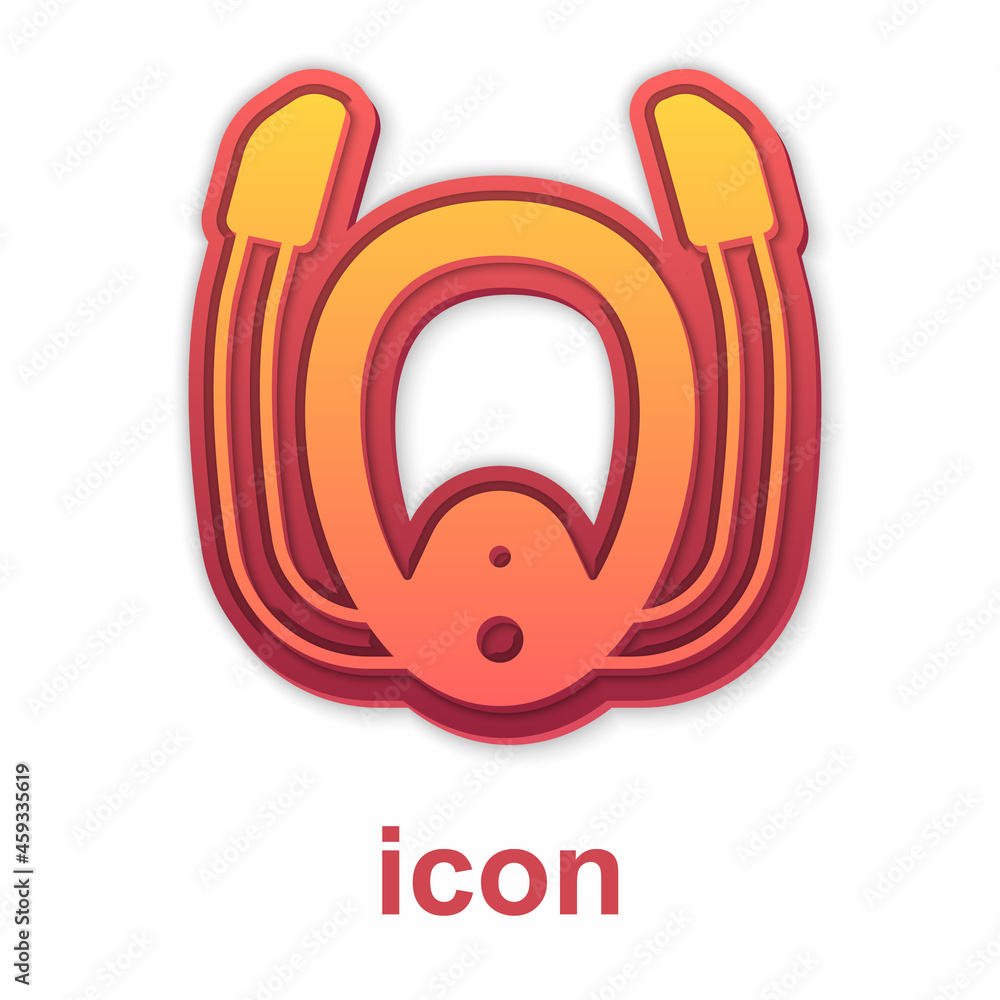 Gold Diving mask with snorkel icon isolated on white background. Extreme sport. Diving underwater equipment. Vector Gold Diving mask with snorkel icon isolated on white background. Extreme sport. Diving underwater equipment. Vector