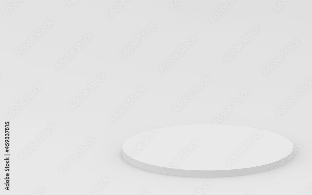 Abstract 3d gray white color cylinder podium minimal studio background. Abstract 3d gray white color cylinder podium minimal studio background.