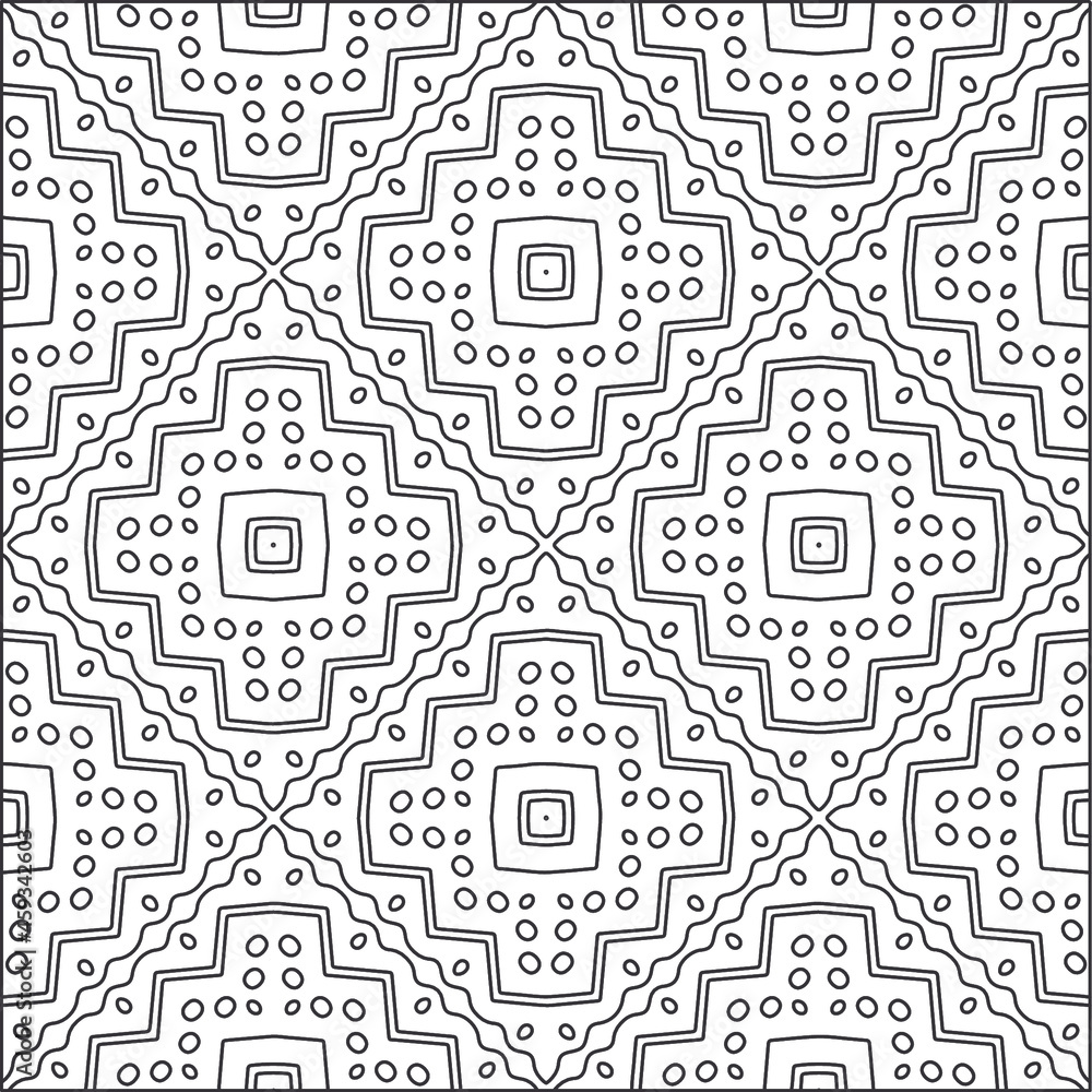 Vector pattern with symmetrical elements . Repeating geometric tiles from striped elements. black patterns. Vector pattern with symmetrical elements . Repeating geometric tiles from striped elements. black patterns.