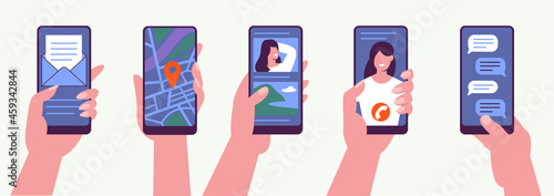 People are using smartphones