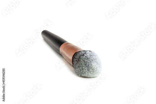 makeup tools on a white background