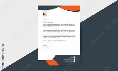 Letterhead Template Mockup