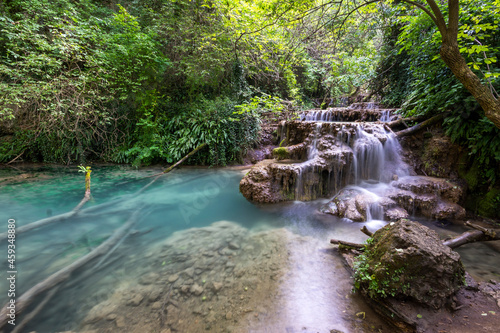 Amazing view of Krushuna Waterfalls, Bulgaria