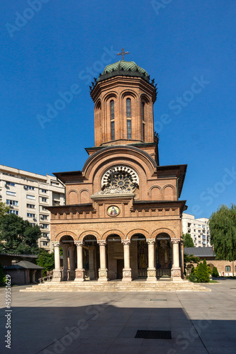 Antim monastery of All Saints in city of Bucharest, Romania