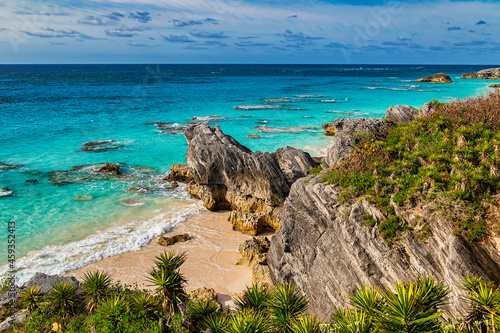 South shore Bermuda beaches and coastline.