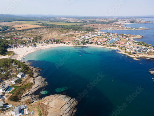 Aerial view of Arapya beach near town of Tsarevo, Bulgaria