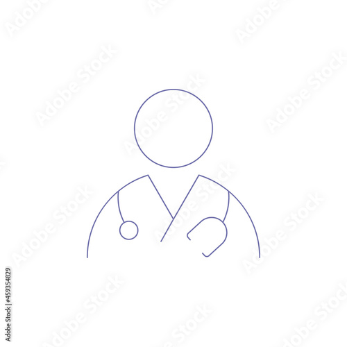 Cardiology heart specialist doctor icon