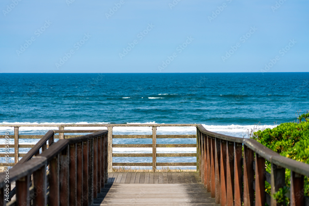 茨城 鉾田 鹿島灘海浜公園  大竹の海の風景