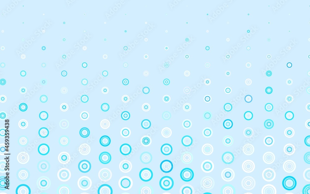 Light BLUE vector background with bubbles. Light BLUE vector background with bubbles.