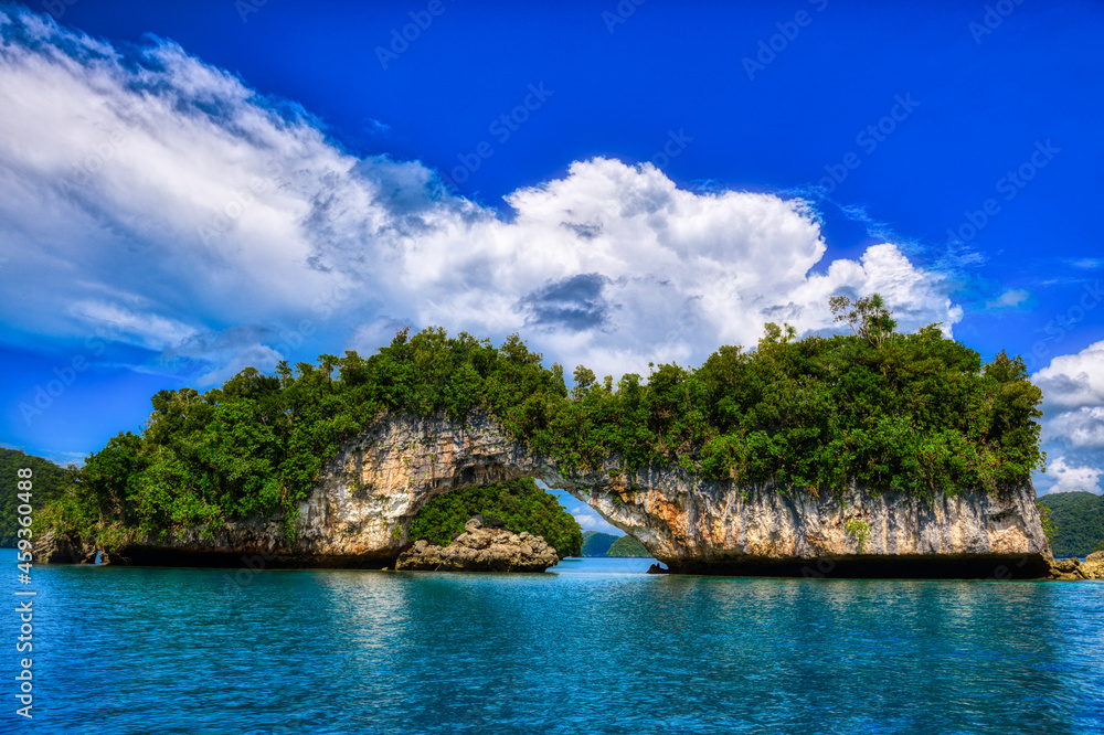 Naklejka premium tropical island