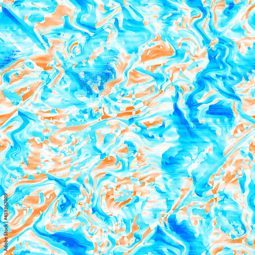 Wavy summer dip dye background. Ombre color blend for beach swimwear, trendy fashion print. Boho dripping wave digital watercolor effect. High resolution artistic seamless pattern material. Wavy summer dip dye background. Ombre color blend for beach swimwear, trendy fashion print. Boho dripping wave digital watercolor effect. High resolution artistic seamless pattern material.