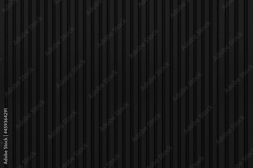 Fototapeta premium Black Corrugated metal background and texture surface or galvanize steel