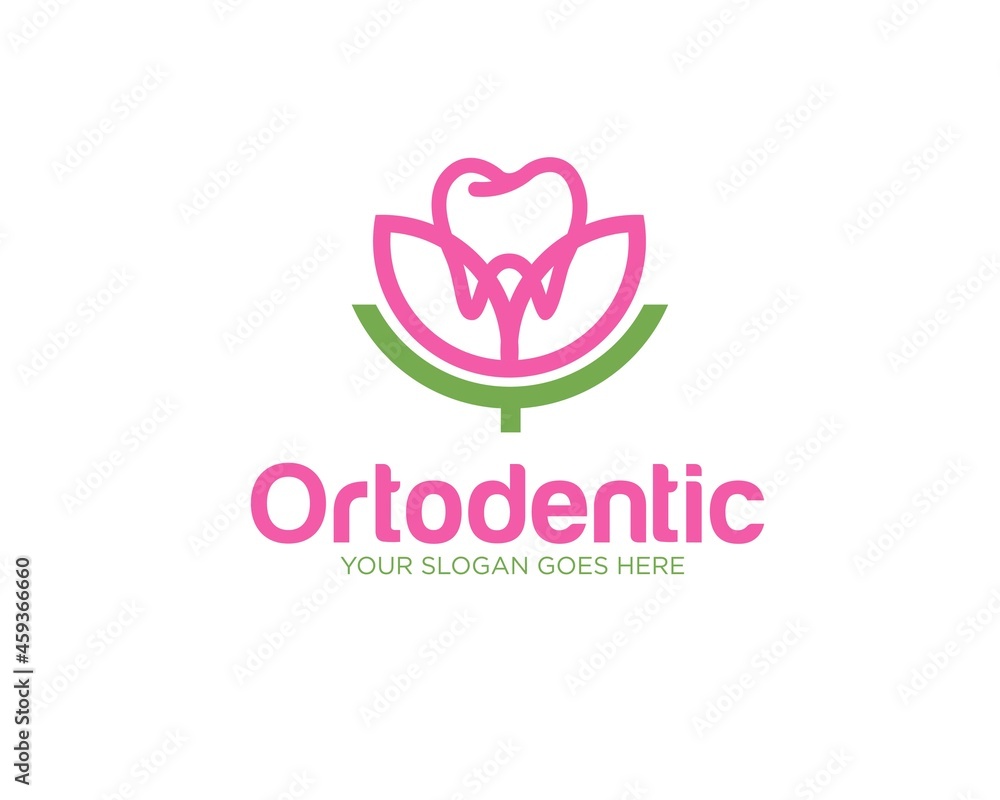 ortodentic flower logo designs for clinic or hospital logo ortodentic flower logo designs for clinic or hospital logo