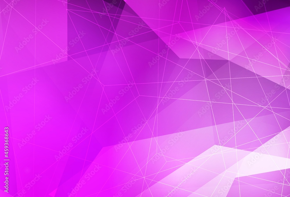 Light Purple vector pattern with polygonal style. Light Purple vector pattern with polygonal style.