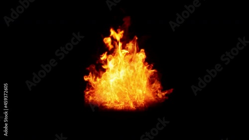 Realistic burning and blazing with true colors of flames and fire Isolated by Alpha channel (transparent background) Use it to enhance any video presentation or animation movie or Cinematic clips