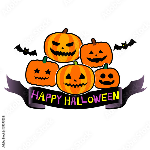 ハロウィン かぼちゃジャックオランタン&HAPPY HALLOWEEN
