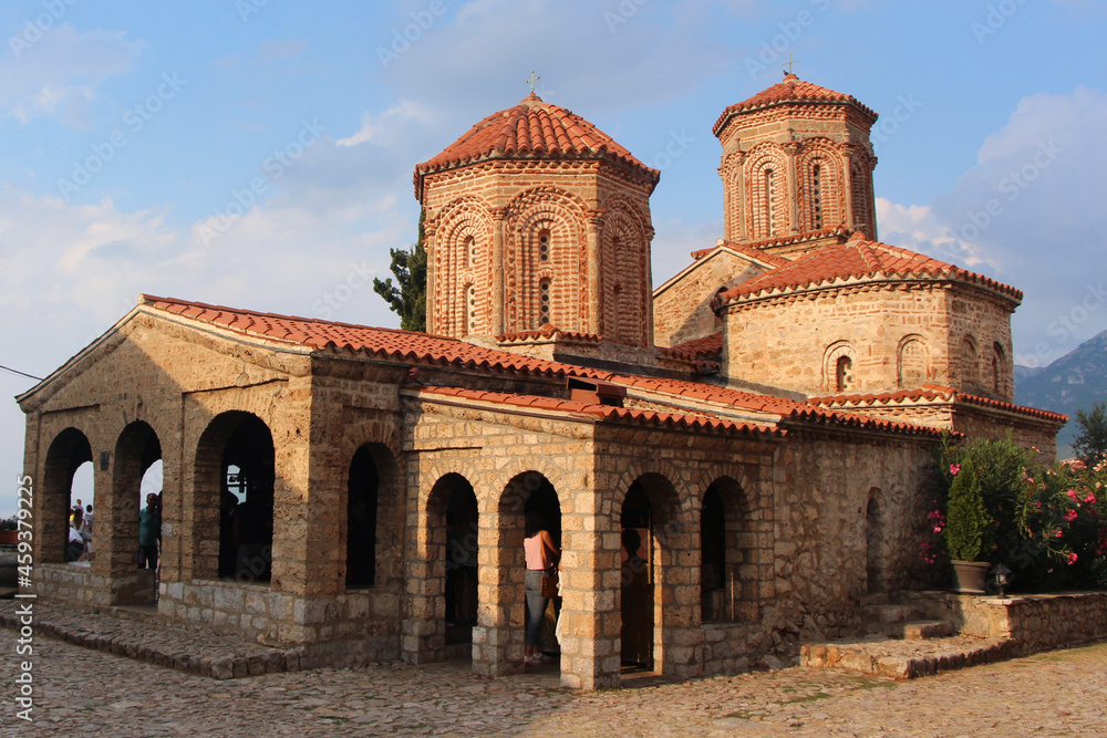 OHRID, North Macedonia - September 8, 2019: The Monastery of Saint Naum.