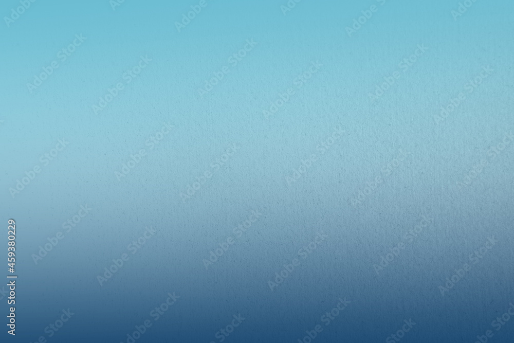 Obraz premium Blank plain light blue color blend dark blue tone gradation on cardboard box recycled craft paper texture background or backdrop 