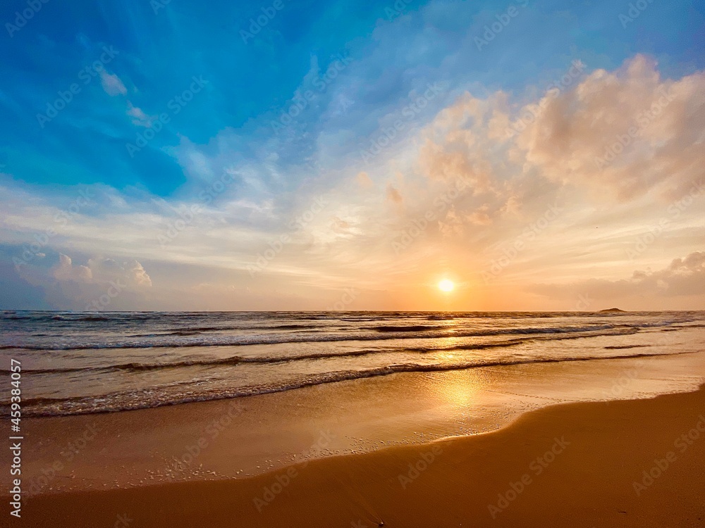 sunset at the beach Sri Lanka