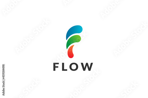 WATER DROP MOTION IN LETTER F LOGO DESIGN TEMPLATE, VECTOR LOGO ILLUSTRATION FOR FLORIST,FLORAL,FAUNA,FOREST, MEDICALS,HEALTH CARE,FITNESS,YOGA, TREATMENT, CLINIC,DOCTOR