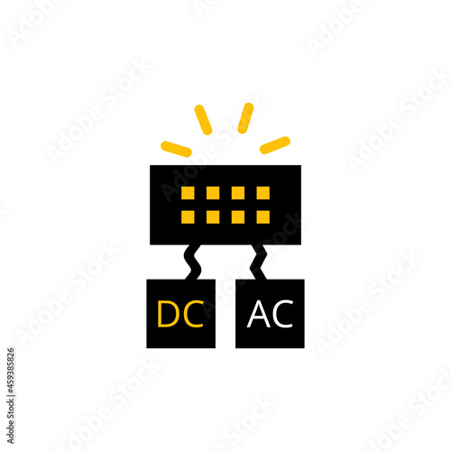 Solar Inverter vector illustration.