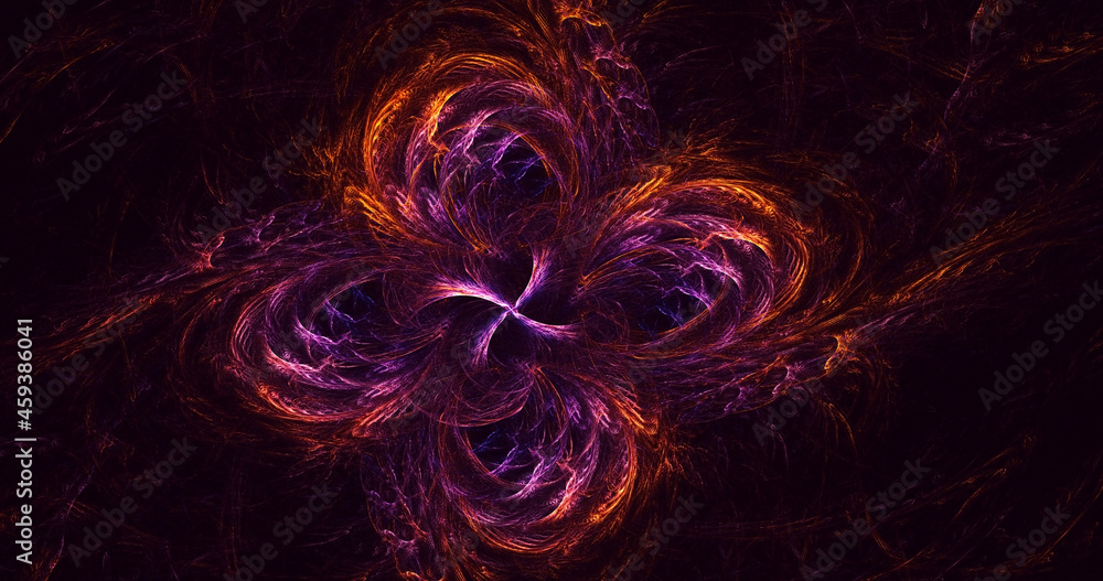 3D rendering abstract colorful fractal light background 3D rendering abstract colorful fractal light background