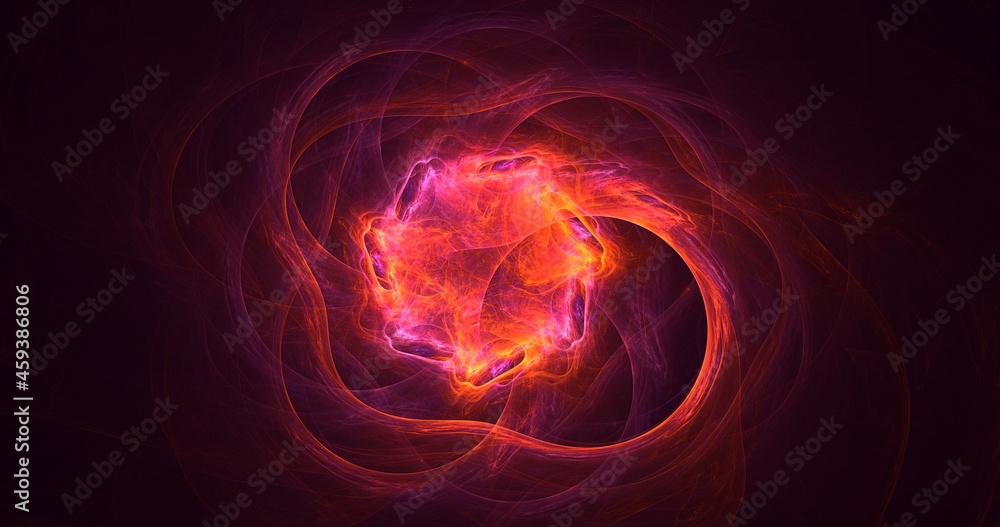 3D rendering abstract colorful fractal light background 3D rendering abstract colorful fractal light background