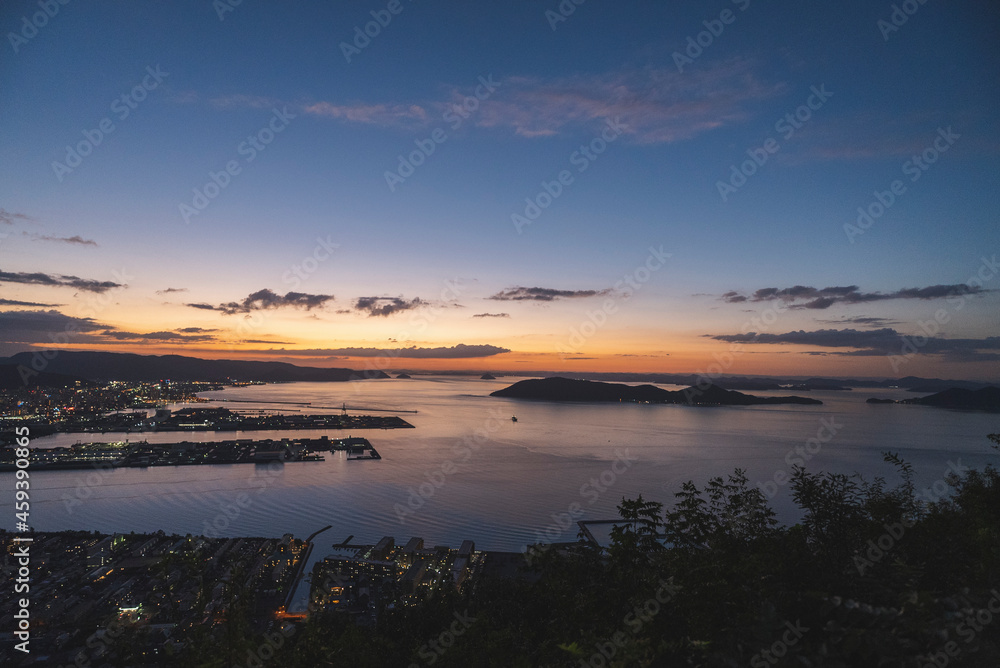 Obraz premium 夕暮れの風景