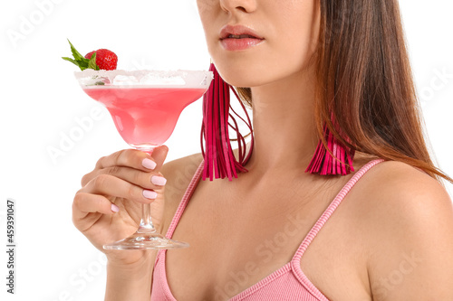 Beautiful young woman with ...