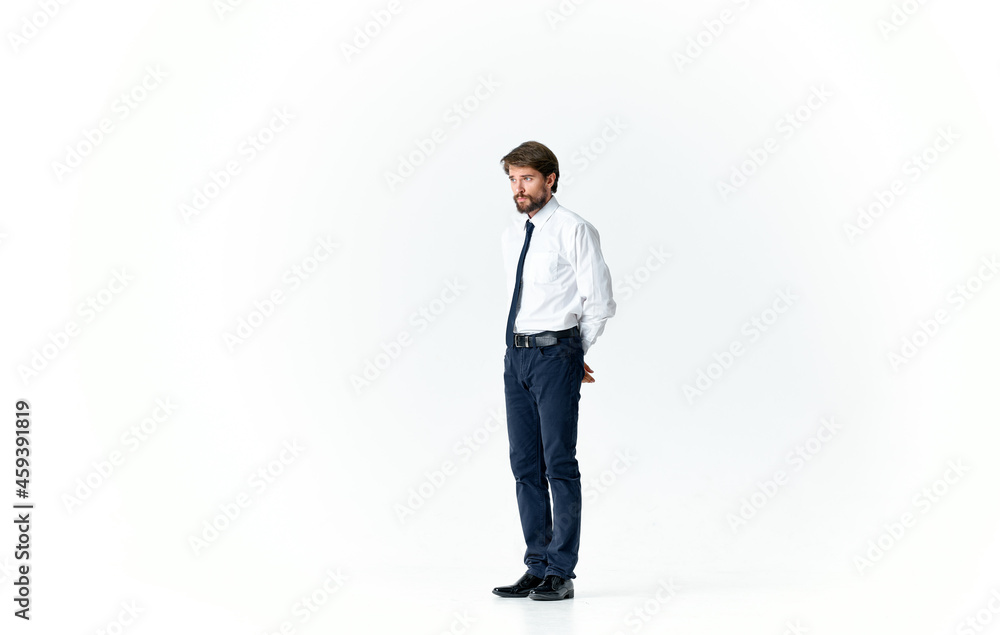business man posing manager studio light background Professional business man posing manager studio light background Professional